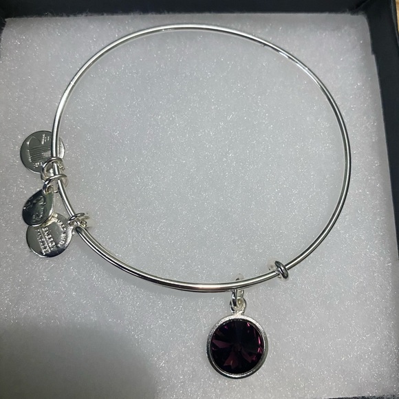 Alex and Ani Aquarius gemstone bracelet - Picture 2 of 2